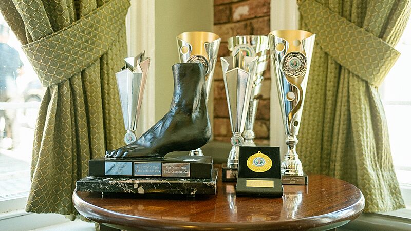 Toe Wrestling Trophies