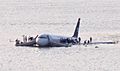 US Airways Flight 1549 (N106US) after crashing into the Hudson River (crop 2)