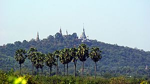 Oudong, the 17th century capital of Cambodia, is located in Kandal province