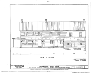 Vandergrift-Biddle House, Junction of US Route 13 and County Road 2, Saint Georges Hundred, Biddles Corner, New Castle County, DE HABS DEL,2-BIDCO,1- (sheet 5 of 8)