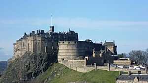 View of Edinburgh Castle (from the south east)
