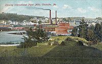 View of Paper Mills, Chisholm, ME