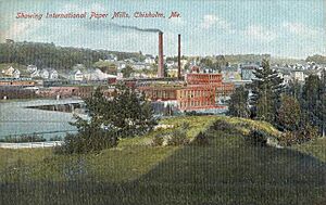 View of Paper Mills, Chisholm, ME