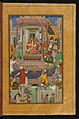 Zahir al-Din Muhammad Babur - Babur Being Entertained in Ghazni by Jahangir Mirza - Walters W59612B - Full Page