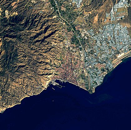 (Almería) Greenhouses of Almería, Spain (cropped)