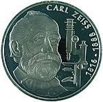 10-DM-100. Geburtstag von Carl Zeiss