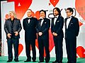 26th Tokyo International Film Festival- Paul Greengrass & Tom Hanks from Captain Phillips, Mitani Koki & Yakusho Koji from The Kiyosu Conference, Prime Minister Abe Shinzo (15587589941)