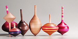 A tough gang of Spinning Tops