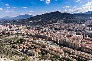 Panoramic view of Alcoy, Alicante Province
