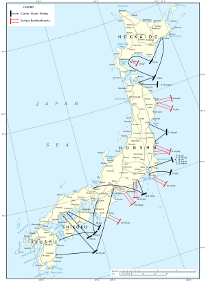 Allied naval operations off Japan during July and August 1945 (edit 1)