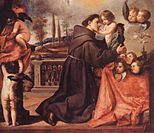 Antonio de Pereda y Salgado - St Anthony of Padua with Christ Child - WGA17167
