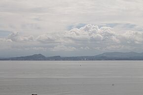 Arthur's Seat as seen over the Firth of Forth from Fife