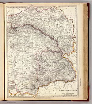 Austrian Dominions-Galicia,Eastern- Hungary, Transylvania