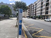 Avenida Eduardo Pondal y parada de autobús urbano - Pontevedra capital