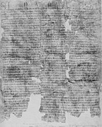 Barons' Letter, 1301, exemplar A