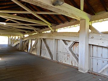 Bogert Covered Bridge interior