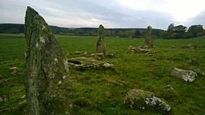 view of stone circle