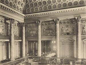 Bowery Savings Bank MMW monograph 1915 pl 147 (banking room)