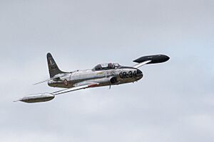 Canadair CT-133 Silver Star flying