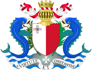 Coat of arms of Malta 1964-1975