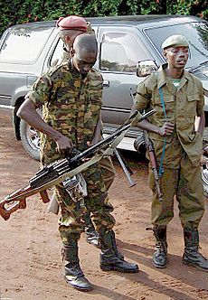 Congolese soldier