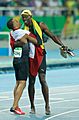 De Grasse and Bolt Rio 100m final 2016