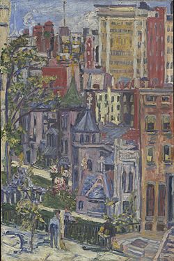 Dorothea Adelheid Dreier - New York, The Little Church around the Corner - 1950.61 - Yale University Art Gallery