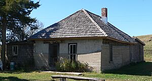 Dowse sod house from NE 2