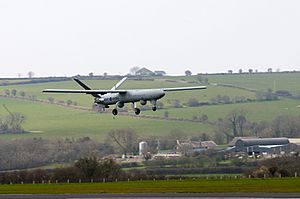 First UK flight of Watchkeeper UAV MOD 45151423