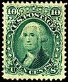George Washington2 1861 Issue-10c