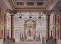 Gioachino Rossini - Semiramide - Alessandro Sanquirico - Milan 1824 - act 1, scene 1 - Interno del tempio di Belo