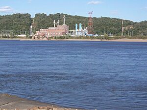 Grand Tower Energy Center, near Grand Tower, Illinois along the Mississippi River