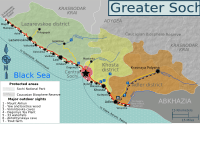 Greater Sochi map