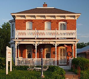 Gustaf Anderson House sunlit