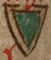Hugh de Lacy (Cambridge Corpus Christi College 16 II, folio 161v)