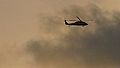 Israeli Army chopper flying to Lebanon Aug 11 2006 1