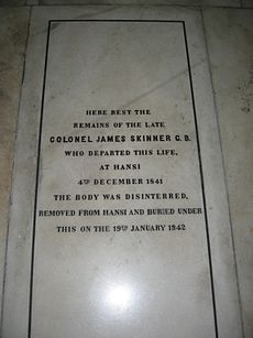 James Skinner tomb (St James, Delhi)