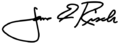 Jim Risch Signature