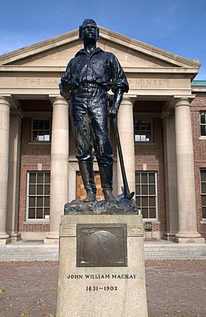 John William Mackay statue