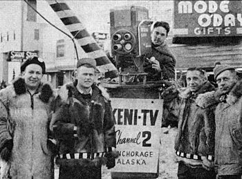 KENI-TV covering 1958 Fur Rendezvous