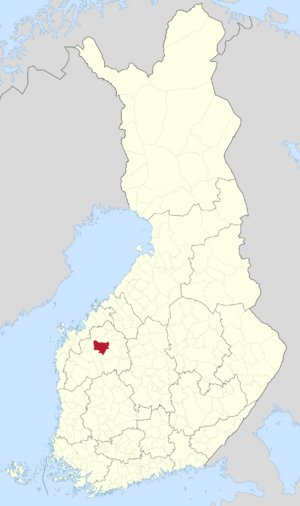 Location of Lapua in Finland