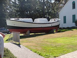 Lifeboat at Umpqua River Lighthouse, August 2017
