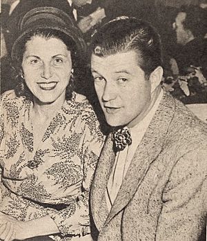Lillian Vedder and Dennis Morgan at Ciro's, 1946
