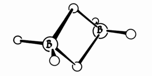 Lipscomb diborane b2h6 atomic diagram