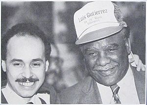 Luis Gutierrez and Mayor Harold Washington