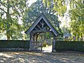Lych gate of St Helen's Church, Tarporley