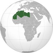 Maghreb (orthographic projection)