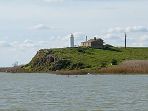 Malcom Point lighthouse, Lake Alexandrina