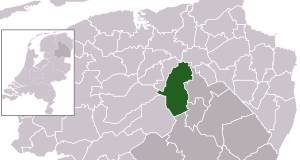 Map - NL - Municipality code 1699 (2009)