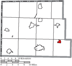 Location of Stryker in Williams County